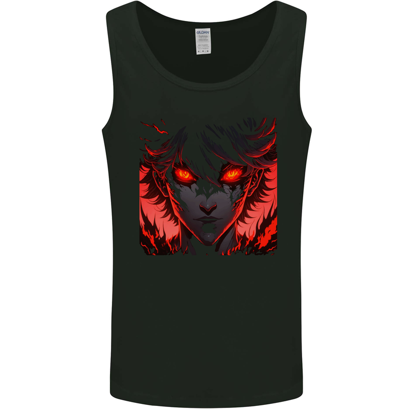 Evil Anime Character Mens Vest Tank Top Black