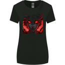 Evil Anime Character Womens Wider Cut T-Shirt Black