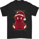 Evil Christmas Teddy Bear Xmas Mens T-Shirt 100% Cotton Black
