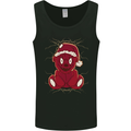 Evil Christmas Teddy Bear Xmas Mens Vest Tank Top Black