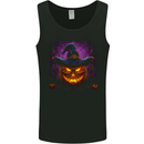 Evil Halloween Pumpkin Face 1 Mens Vest Tank Top Black