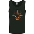 Evil Halloween Pumpkin Face 2 Mens Vest Tank Top Black