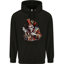 Evil Joker Clown Demon Jester Childrens Kids Hoodie Black