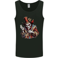 Evil Joker Clown Demon Jester Mens Vest Tank Top Black