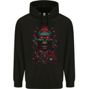 Evil Night Demon Skull Mens 80% Cotton Hoodie Black