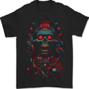Evil Night Demon Skull Mens T-Shirt 100% Cotton Black