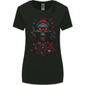 Evil Night Demon Skull Womens Wider Cut T-Shirt Black