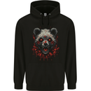Evil Panda Bear Fantasy Horror Halloween Mens 80% Cotton Hoodie Black