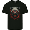 Evil Panda Bear Fantasy Horror Halloween Mens Cotton T-Shirt Tee Top Black