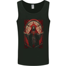 Evil Witch Satanic Halloween Mens Vest Tank Top Black