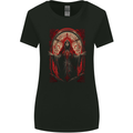 Evil Witch Satanic Halloween Womens Wider Cut T-Shirt Black