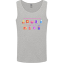 Evoloution Of Music Players Vinyl CD MP3 Mens Vest Tank Top Sports Grey
