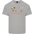 Evolution Of Music Players Vinyl MP3 CD Kids T-Shirt Childrens Sports Grey