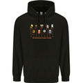 Evolution Of Music Players Vinyl MP3 CD Mens 80% Cotton Hoodie Black