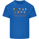 Evolution Of Music Players Vinyl MP3 CD Mens Cotton T-Shirt Tee Top Royal Blue