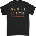 Evolution Of Music Players Vinyl MP3 CD Mens T-Shirt 100% Cotton Black