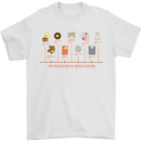 Evolution Of Music Players Vinyl MP3 CD Mens T-Shirt 100% Cotton White