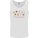 Evolution Of Music Players Vinyl MP3 CD Mens Vest Tank Top White