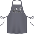 Evolution of Beer Funny Ape to Man Alcohol Cotton Apron 100% Organic Steel