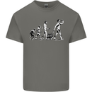 Evolution of Beer Funny Ape to Man Alcohol Mens Cotton T-Shirt Tee Top Charcoal