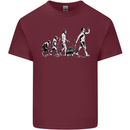 Evolution of Beer Funny Ape to Man Alcohol Mens Cotton T-Shirt Tee Top Maroon