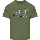 Evolution of Beer Funny Ape to Man Alcohol Mens Cotton T-Shirt Tee Top Military Green