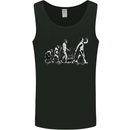 Evolution of Beer Funny Ape to Man Alcohol Mens Vest Tank Top Black