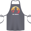 Ew People Funny Wine Drinking Dog Cotton Apron 100% Organic Steel