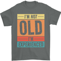 Experienced Funny 40th 50th 60th 70th Birthday Mens T-Shirt 100% Cotton Charcoal