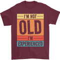 Experienced Funny 40th 50th 60th 70th Birthday Mens T-Shirt 100% Cotton Maroon