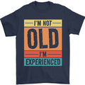 Experienced Funny 40th 50th 60th 70th Birthday Mens T-Shirt 100% Cotton Navy Blue