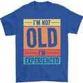 Experienced Funny 40th 50th 60th 70th Birthday Mens T-Shirt 100% Cotton Royal Blue