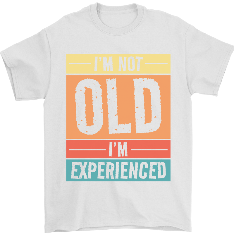 Experienced Funny 40th 50th 60th 70th Birthday Mens T-Shirt 100% Cotton White