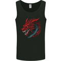 Extreme Dragon Head Mens Vest Tank Top Black