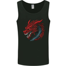 Extreme Dragon Head Mens Vest Tank Top Black