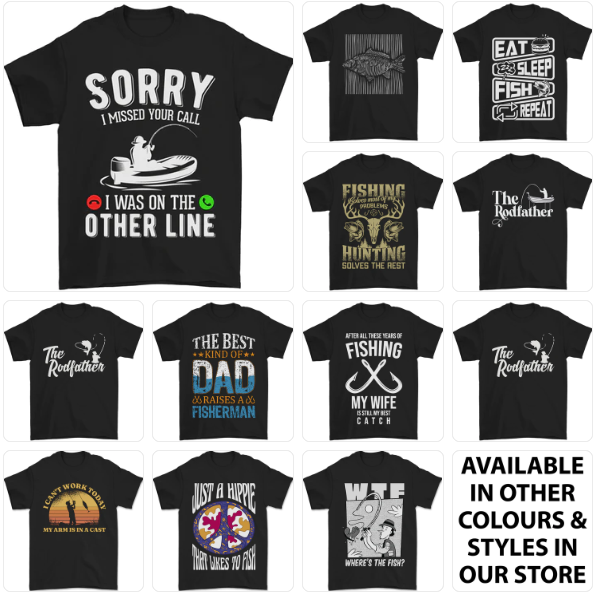 a group of t - shirts that say sorry, i was on the other line