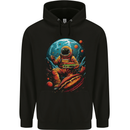 Fantasy Burger Space Astronaut Planets Food Childrens Kids Hoodie Black