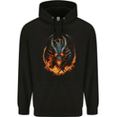 Fantasy Fire Dragon 1 Childrens Kids Hoodie Black