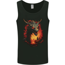 Fantasy Fire Dragon 3 Mens Vest Tank Top Black