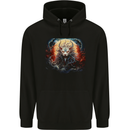 Fantasy Fire Dragon 4 Childrens Kids Hoodie Black