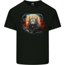 Fantasy Fire Dragon 4 Mens Cotton T-Shirt Tee Top Black