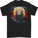 Fantasy Fire Dragon 4 Mens T-Shirt 100% Cotton BLACK