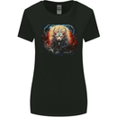 Fantasy Fire Dragon 4 Womens Wider Cut T-Shirt Black