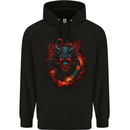 Fantasy Fire Dragon 5 Childrens Kids Hoodie Black