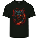 Fantasy Fire Dragon 5 Mens Cotton T-Shirt Tee Top Black