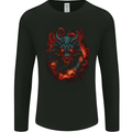 Fantasy Fire Dragon 5 Mens Long Sleeve T-Shirt Black