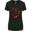 Fantasy Fire Dragon 5 Womens Wider Cut T-Shirt Black