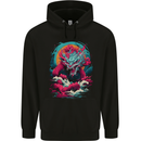 Fantasy Fire Dragon 6 Mens 80% Cotton Hoodie Black