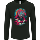 Fantasy Fire Dragon 6 Mens Long Sleeve T-Shirt Black
