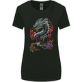 Fantasy Fire Dragon 7 Womens Wider Cut T-Shirt Black